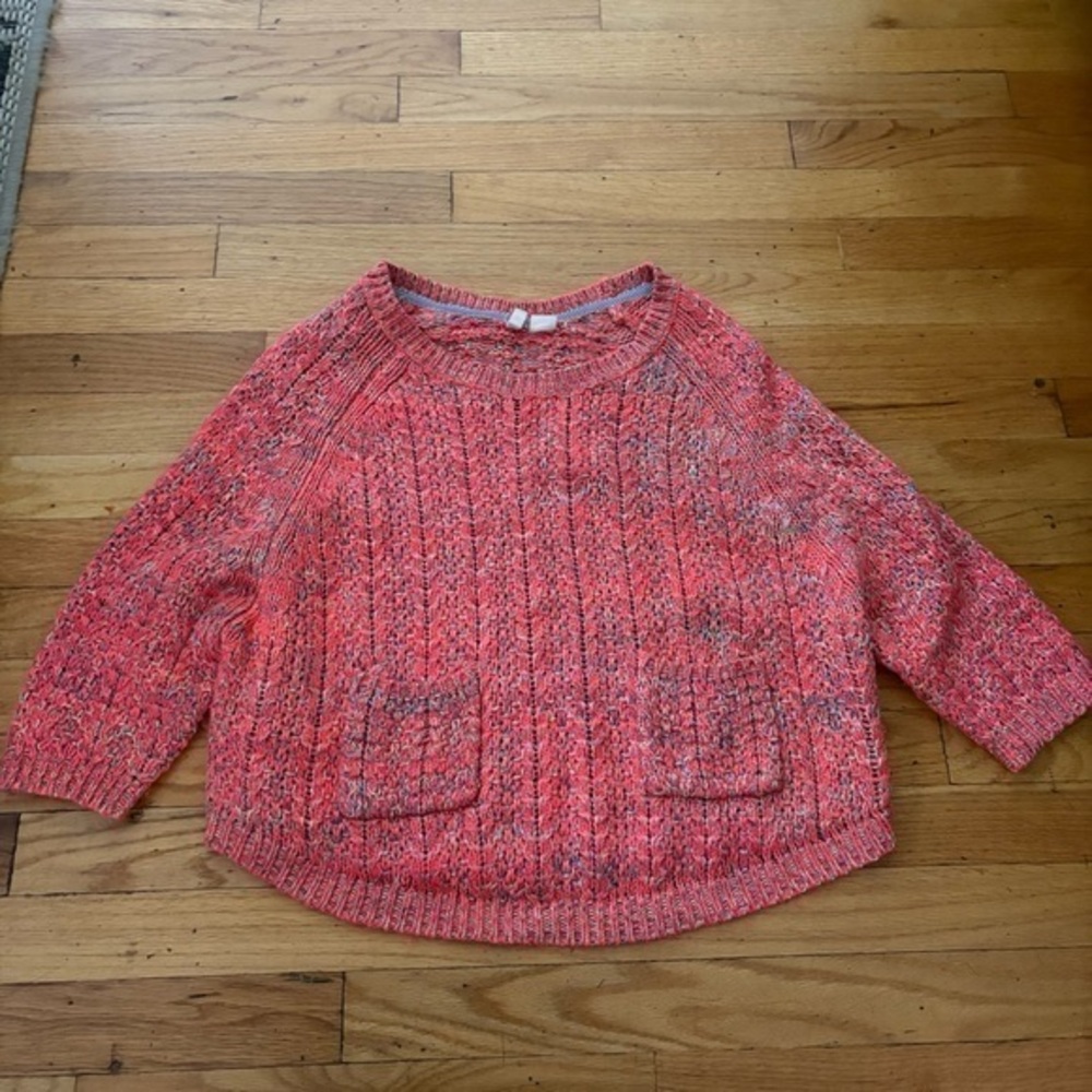Anthropologie Moth Pink Sweater Size Small